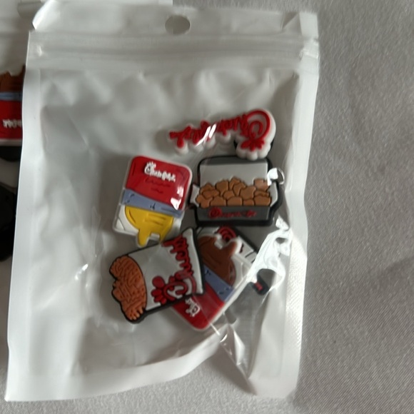10 Brand New sets Chick-Fil-A shoe charms for shoes NEW - Picture 2 of 4